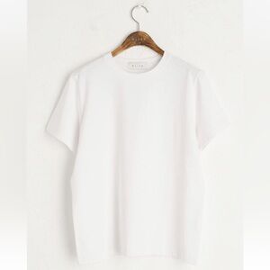 OLIVE Women’s Flexi Tee White One Size Short Sleeve T Shirt